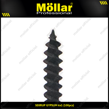 MOLLAR 93-010 Sekrup Gypsum 6 x 1 - 100 pcs