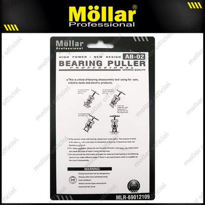 MOLLAR MLR-69012109 Treker Bearing Puller AB-02