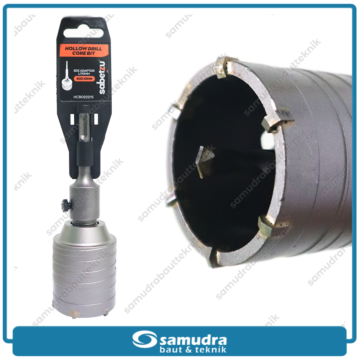 SABETZU HCB022215 Hole Saw Beton 55 mm / Hollow Core Drill Bit