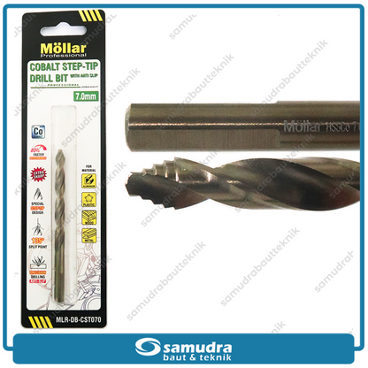 MOLLAR CST070 Mata Bor Cobalt Step-Tip 7 mm