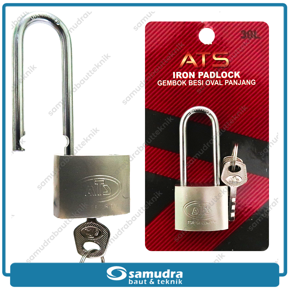 ATS Gembok 30 mm Long / Gembok Besi Leher Panjang
