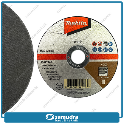 MAKITA D-65947 Mata Gerinda Potong Besi 4" / Cutting Wheel