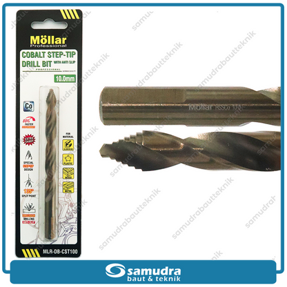 MOLLAR CST100 Mata Bor Cobalt Step-Tip 10 mm