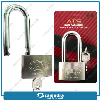 ATS Gembok 60 mm Long / Gembok Besi Leher Panjang
