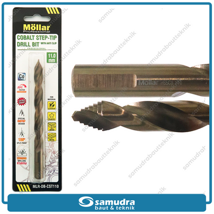 MOLLAR CST110 Mata Bor Cobalt Step-Tip 11 mm