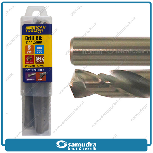 AMERICANTOOL 8959654 Mata Bor Cobalt M42 11.5 mm