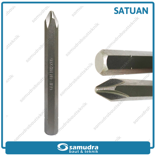LIPPRO 138S-66 Mata Obeng Ketok PH2x80 mm - Satuan