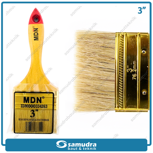 MDN 633-N Kuas Cat Putih 3"