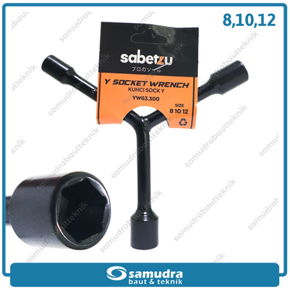 SABETZU Kunci Sok Y Pendek 8-10-12 mm