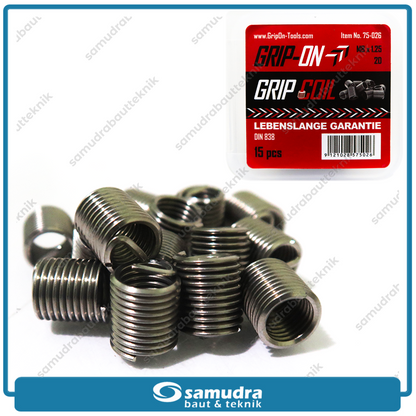 GRIPON 75-026 Grip Coil 8 x 1.25 2D - 15 pcs / Mur Tambah Daging