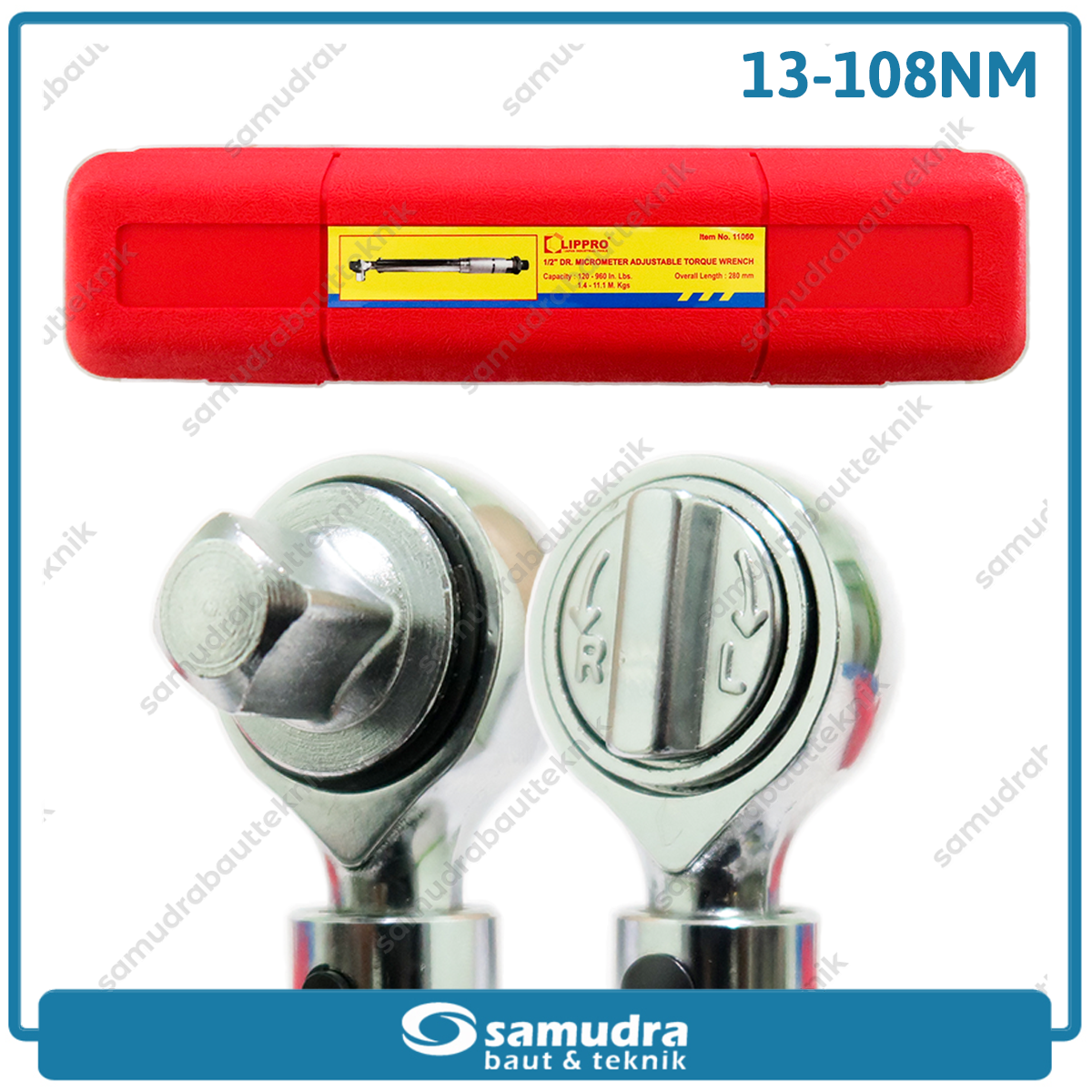 LIPPRO 11060 Kunci Momen Torsi 1/2" / Adjustable Torque Wrench