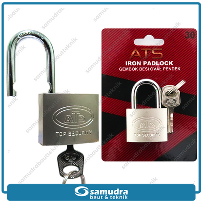 ATS Gembok 30 mm Short / Gembok Besi Leher Pendek