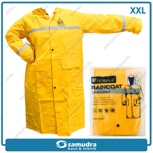GOSAVE SAMUDRA 1S Jas Hujan Terusan (XXL) Kuning