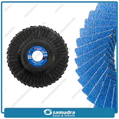 BENZ Flexible Flap Disc 4" Blue Color No. 100