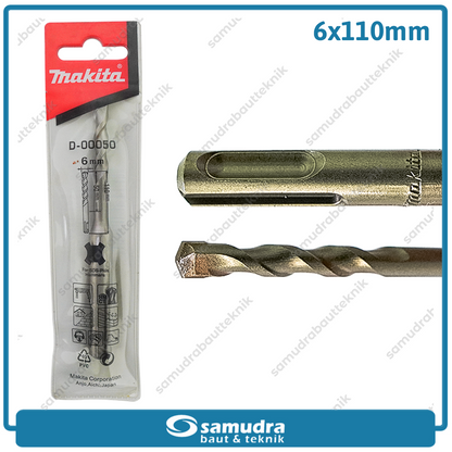 MAKITA D-00050 Mata Bor SDS Plus 6 mm x 110 mm