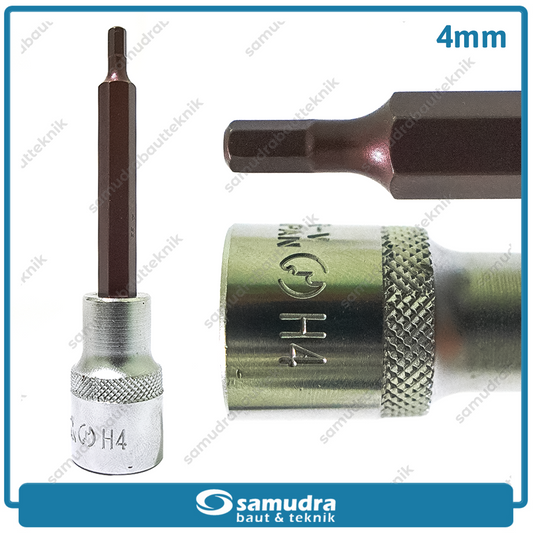 LIPPRO 3410TXL-4 Mata Sok Panjang Hex 1/2" 4 mm