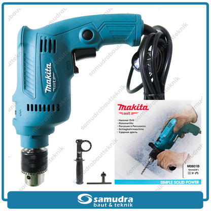 MAKITA M0801B / MT80B Mesin Bor Beton Listrik 13 mm / Impact Drill 500 Watt