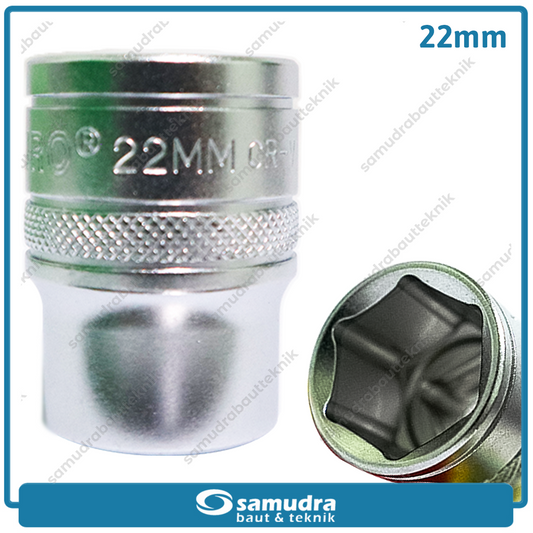TEKIRO SC-SC0388 Mata Sok 1/2" 6PT 22 mm