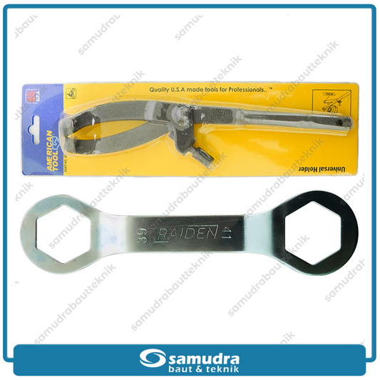 [PAKET] 2 Set AMERICAN TOOL Treker CVT Motor Matic + MURAH Kunci Kopling Blok Mesin 39-41 mm
