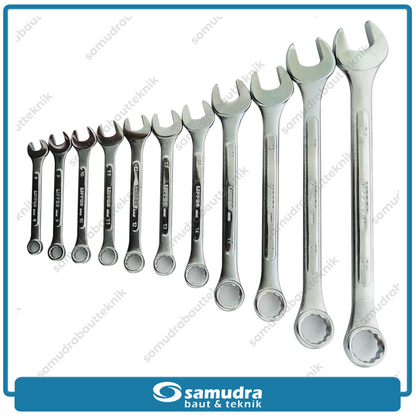 LIPPRO 610C-11P Kunci Ring Pas Set 11 pcs (8-24 mm)