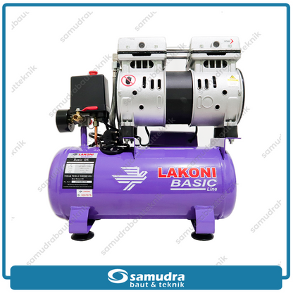 LAKONI BASIC-9S Mesin Kompresor Listrik Oilless 3/4 HP 8 Liter