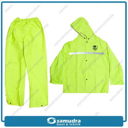 GOSAVE RAINSHIELD 2S Jas Hujan Baju Celana (XXL) Hijau
