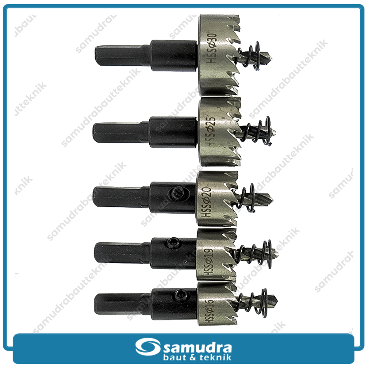 IKURA IKR-HSS201 Hole Saw Set 5 pcs Pelubang Besi / Mata Bor Holesaw