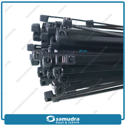 Paket 5 Set JP Kabel Ties 3.6 x 200 mm Hitam