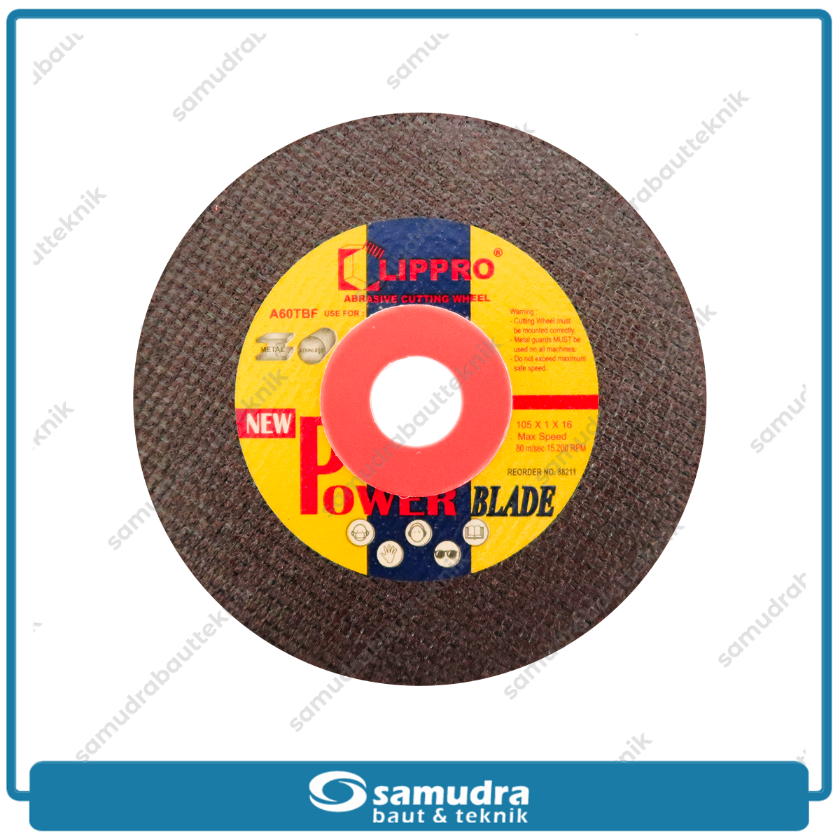 LIPPRO 1 Pak 20 Pcs Batu Gerinda Potong Besi Mata Gurinda Cutting Disc
