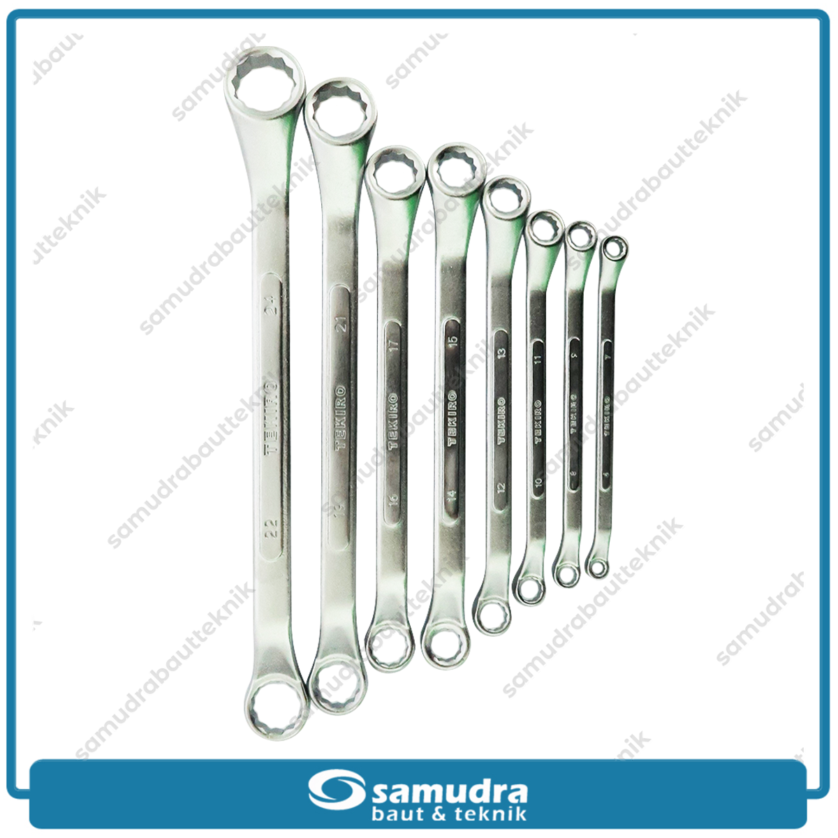 TEKIRO WR-SE0301 Kunci Ring Set 8 pcs (6-24 mm)
