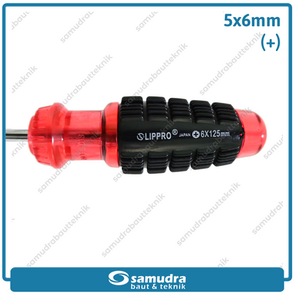 LIPPRO 126-564 Obeng Gagang Karet 5" Plus PH2