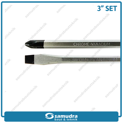 PAKET GRIP ON Obeng Tembus 3" Plus Minus