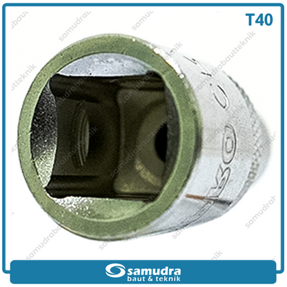 LIPPRO 3410TT-T40 Mata Sok Bintang 1/2" T40
