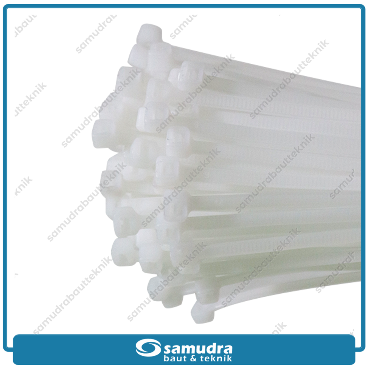 Paket 5 Set JP Kabel Ties 3.6 x 300 mm Putih