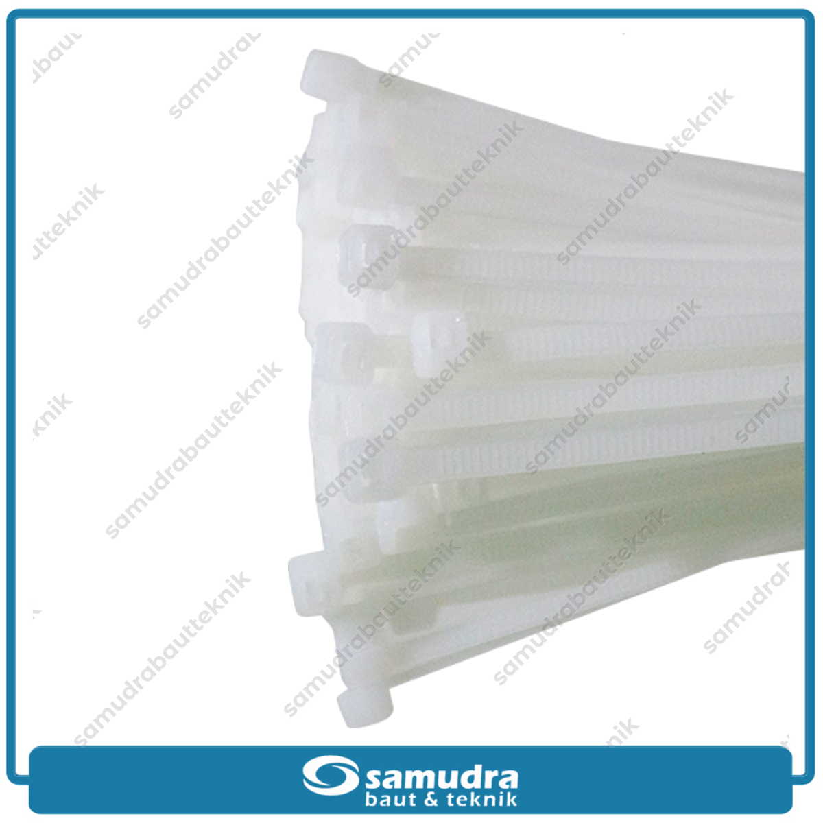 Paket 5 Set JP Kabel Ties 3.6 x 200 mm Putih