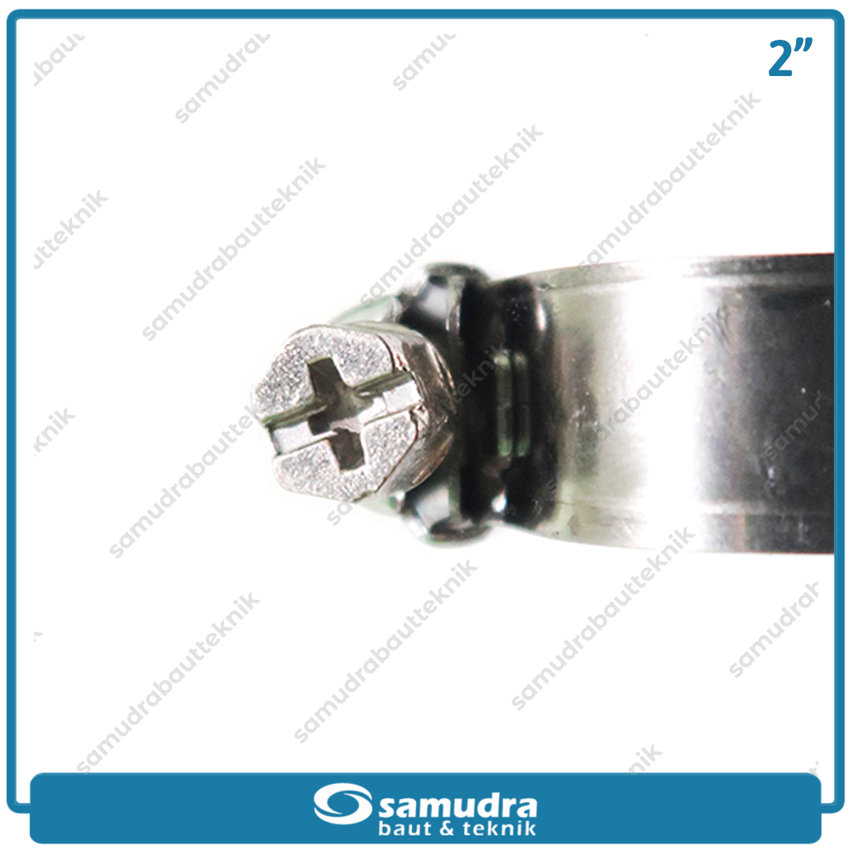 LIPPRO Klem Selang 2" Inch Ss Hose Clamp Taiwan - Isi 50 Pcs