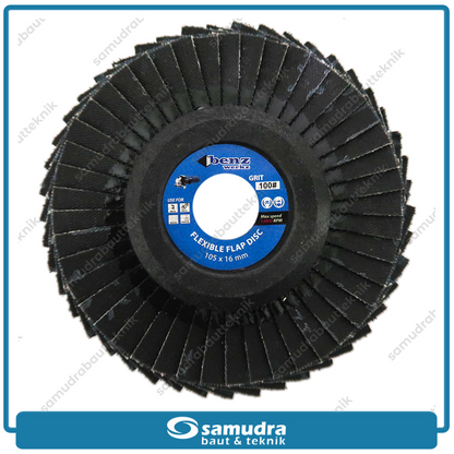 BENZ Flexible Flap Disc 4" Blue Color No. 100