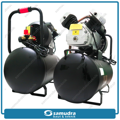 MOLLAR MLR-AC-1550V Mesin Kompresor Listrik 2 HP 50 Liter Black Panther