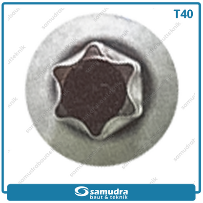 LIPPRO 3410TT-T40 Mata Sok Bintang 1/2" T40