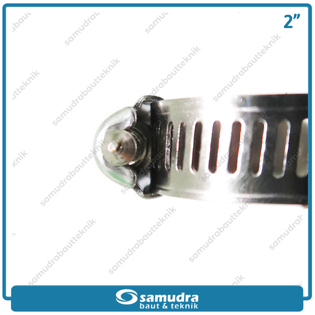 LIPPRO Klem Selang 2" Inch Ss Hose Clamp Taiwan - Isi 50 Pcs