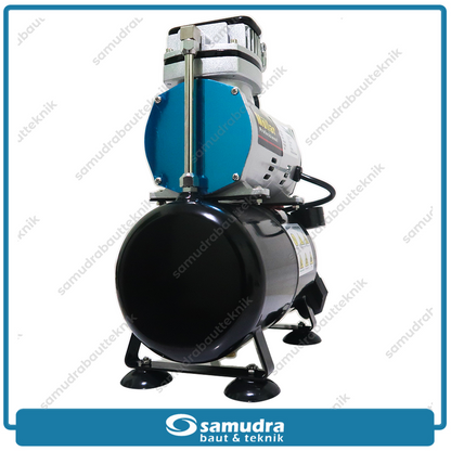 MOLLAR MACP189 Mesin Kompresor Airbrush Oilless 1/4 HP 3 Liter