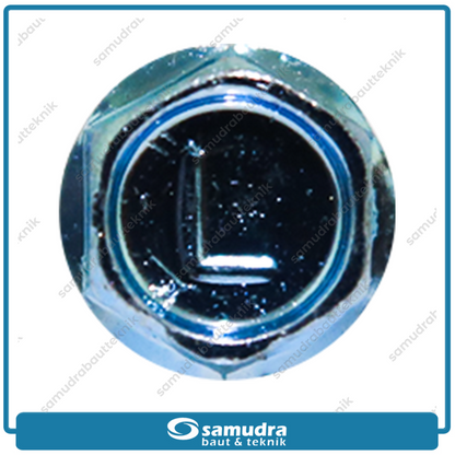 LION 6.000 pcs Sekrup Baja Ringan 10 x 16 Baut Roofing Putih 5/8 SDS Self Drilling Screw