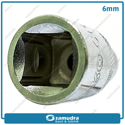 LIPPRO 3410TX-6 Mata Sok Pendek Hex 1/2" 6 mm