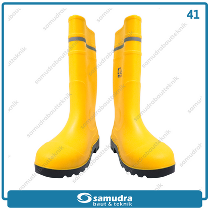 LIPPRO SB186-41 Sepatu Boots Safety Pelindung Besi No. 41