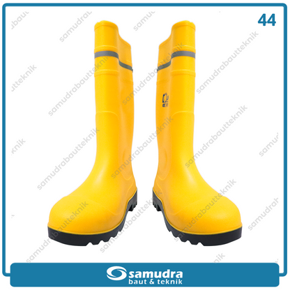 LIPPRO SB186-44 Sepatu Boots Safety Pelindung Besi No. 44