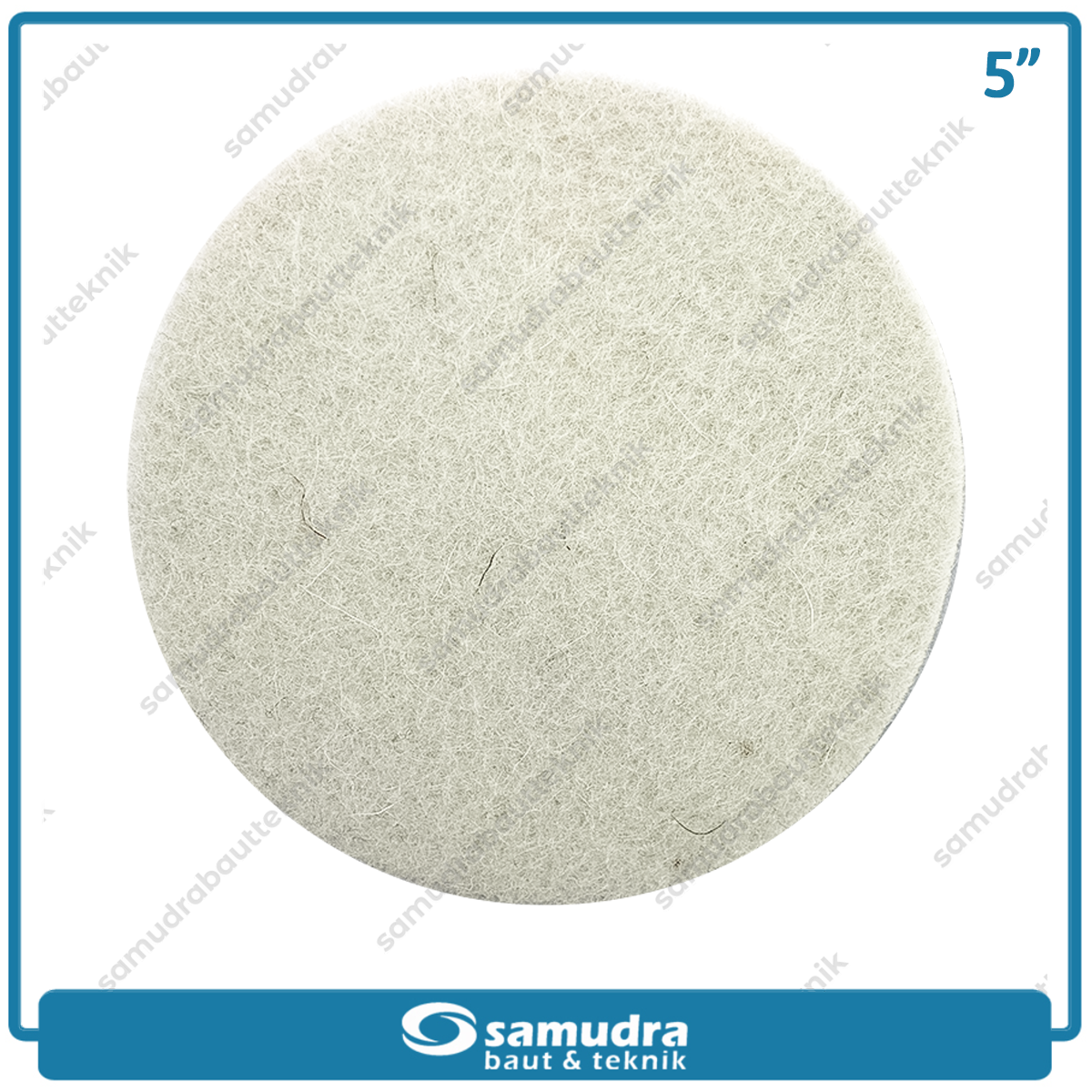 TE2P AUTO TEP-WGP803 Wol Poles Kaca Mobil 5" / Wool Felt Polishing Wheel