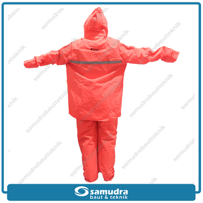 GOSAVE RAINSHIELD 2S Jas Hujan Baju Celana (L) Oranye