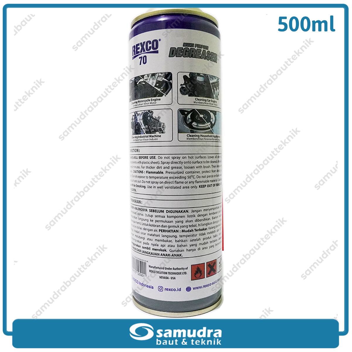 REXCO 70 Multi Purpose Degreaser 500 ml  isi 24 pcs