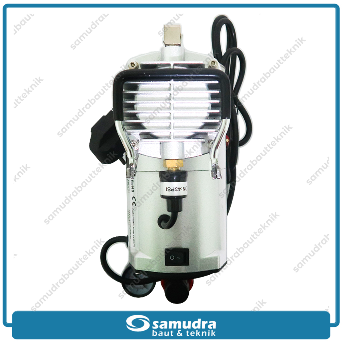 MOLLAR MACP189 Mesin Kompresor Airbrush Oilless 1/4 HP 3 Liter