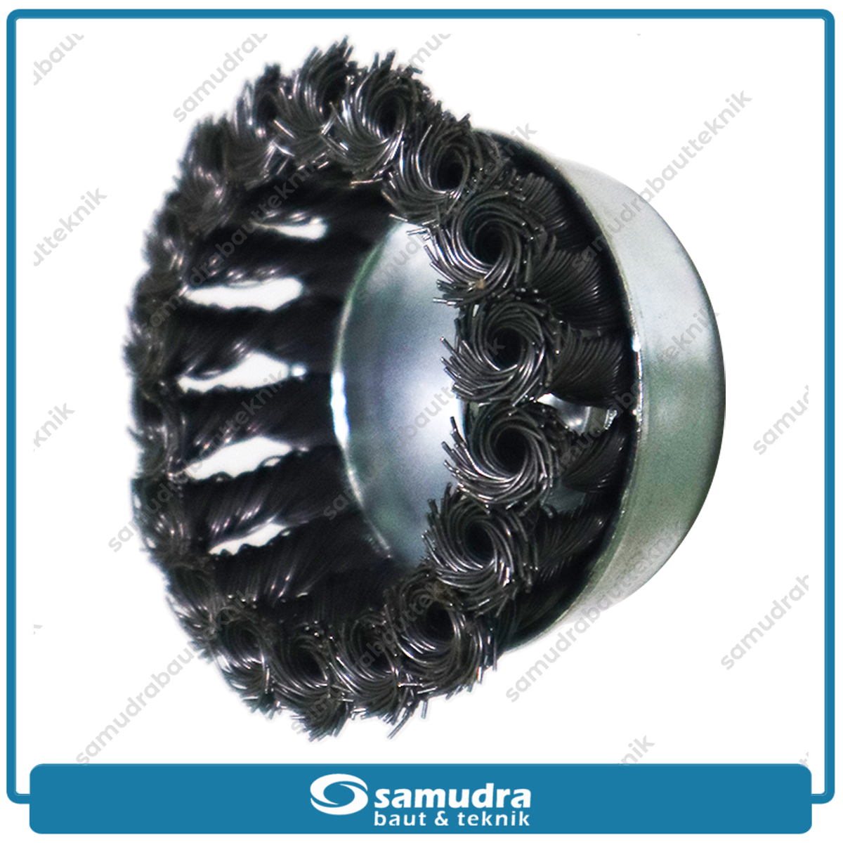 LIPPRO 61610-1.5 Sikat Mangkok Kepang 3"